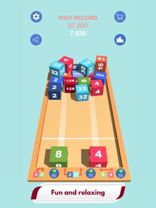 Cube Mate 2048 - Merge Puzzle screenshot