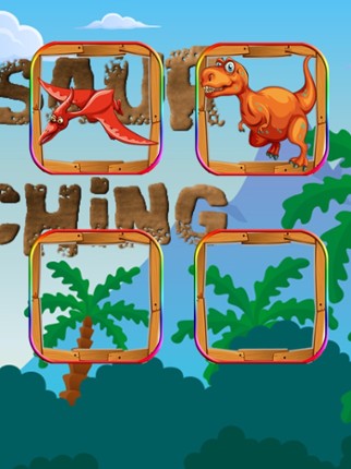 Dinosaur Animals Matching Puzzles for Pre-K Match screenshot