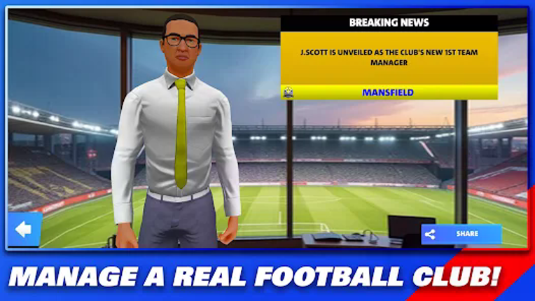 First Team Manager 2026 screenshot