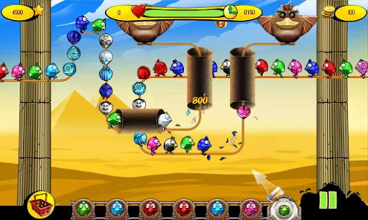 Birds On A Wire: Match 3 screenshot