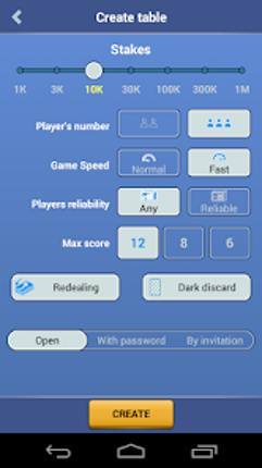 Burkozel card game online screenshot