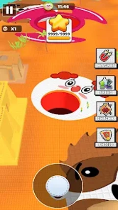 Hole Eats Pixel: Black Craft Image