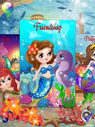 Mermaid Princess Coloring Pages for Girls and Games for Ltttle Kids screenshot