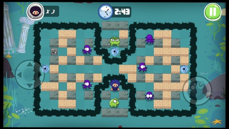 Ninja Boy Adventures: Bomberman Edition screenshot