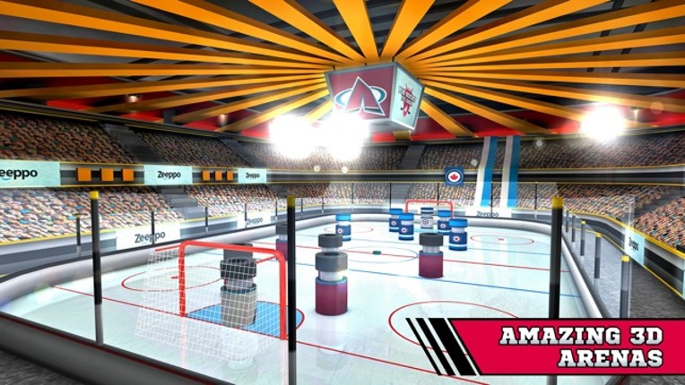 Pin Hockey - Ice Arena - Glow like a superstar air master screenshot