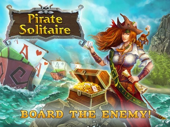 Pirate Solitaire. Sea Wolves Free screenshot