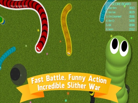 Snake Slither. Apple Eater War screenshot