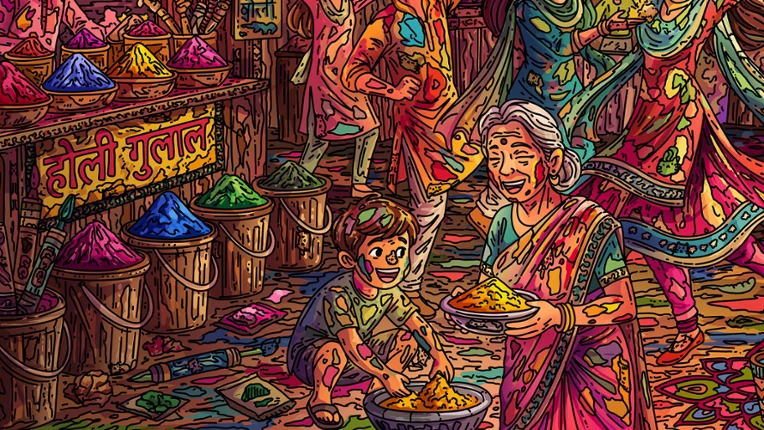 100 Holi Cats screenshot