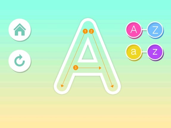 ABC Writing in Flat Design screenshot