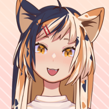 Calico Catgirl Live2D Model Image