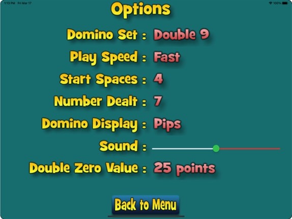 Chickenfoot Dominoes screenshot