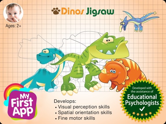 Dinos Jigsaw - Adhd &amp; autism screenshot