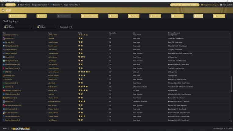 Draft Day Sports: College Football 2026 screenshot