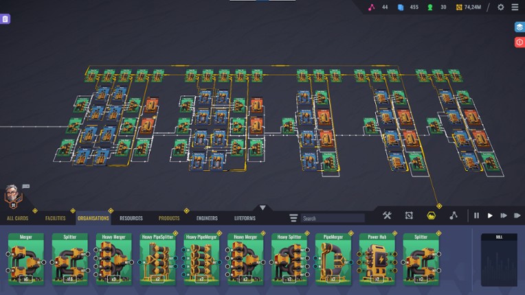 Factory Planner screenshot