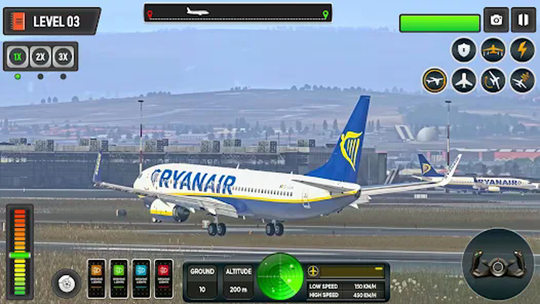 Aeroplane Flying Game Offline screenshot