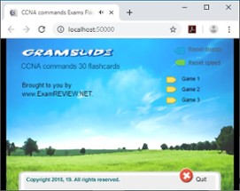 CramFLASH CCNA router commands 30 Random FlashCards Image