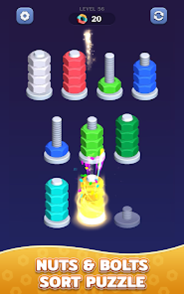 Nuts Color Sort: Sorting Games screenshot