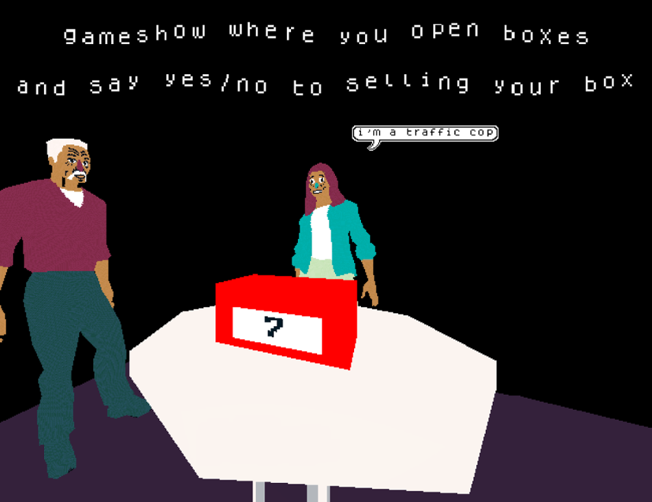 Games like gameshow where you open boxes and say yes/no to selling your box