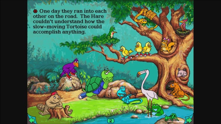 Living Books: Aesop's The Tortoise and the Hare Image