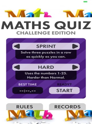 Math Puzzle Quiz Image
