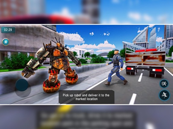 Mega Robot Truck Transport Sim Image