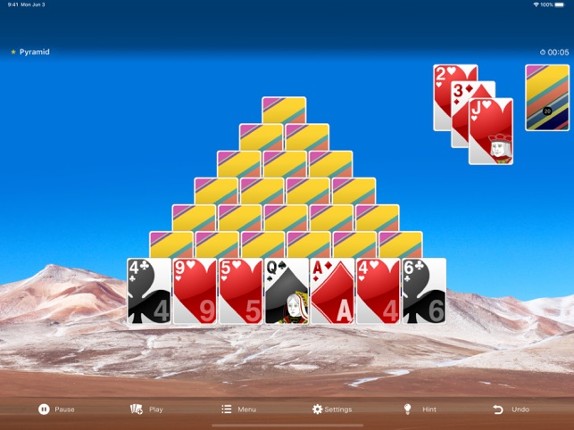 Solitaire Victory for iPad screenshot