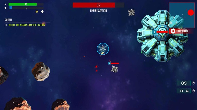Space Battle: Mayhem Game Image