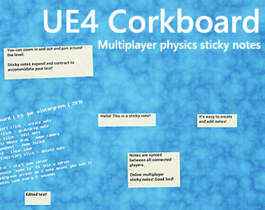 UE4 Corkboard Game Cover