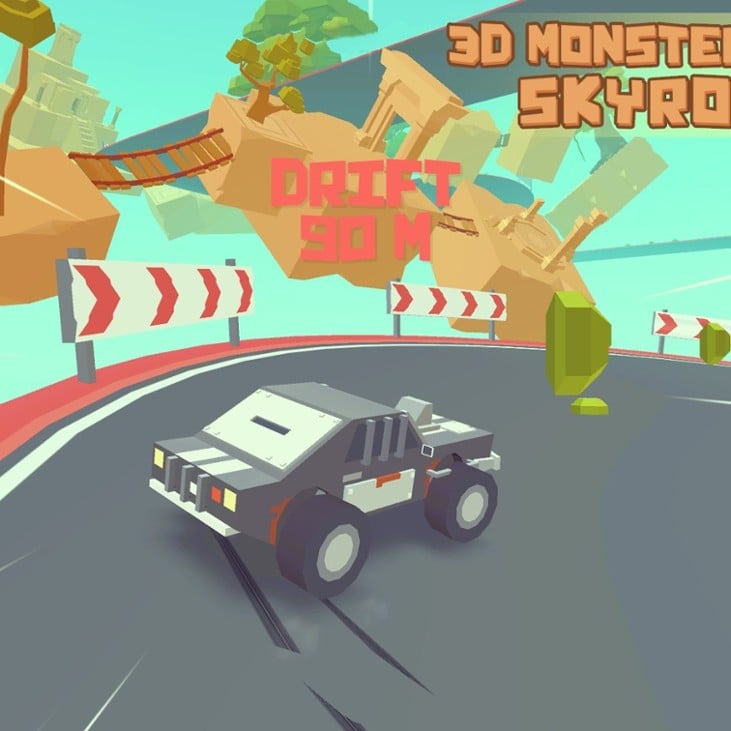 Games like 3D Monster Truck: Skyroads