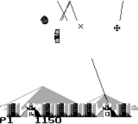 Arcade Classic No. 1: Asteroids / Missile Command screenshot
