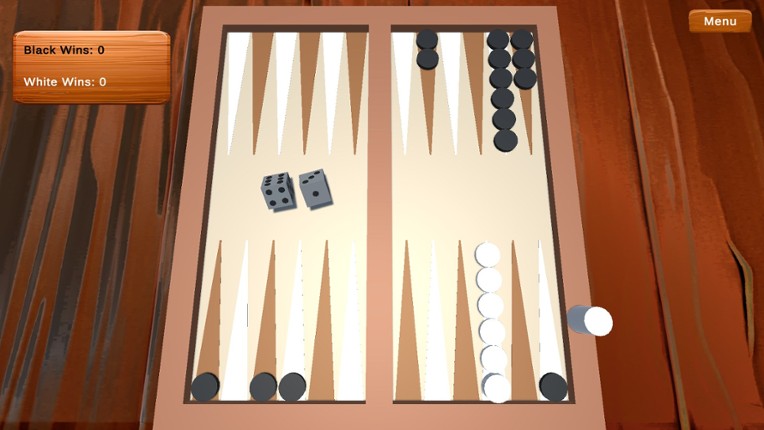 Backgammo 3D Master: Two Player Board Game screenshot