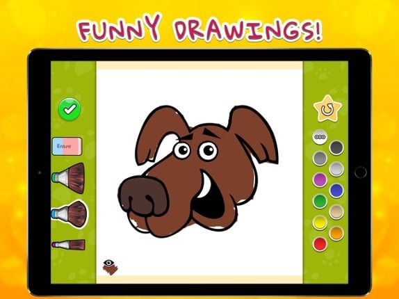 Coloring Book - Dogs screenshot