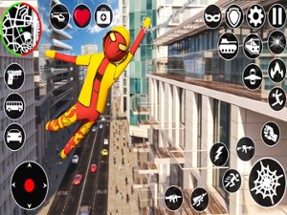 Flying Spider Stickman Rope 3D Image