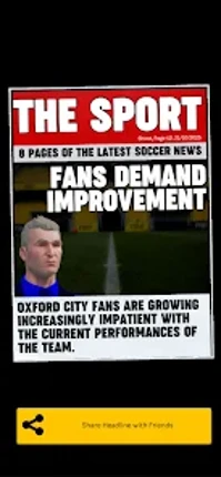 First Team Manager 2027 screenshot