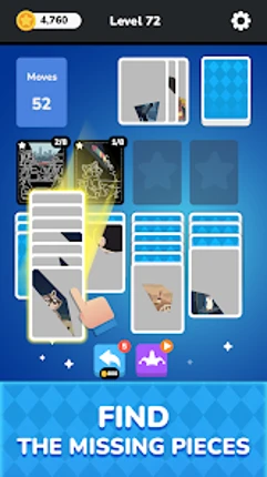 Solitaire - Puzzle Images screenshot