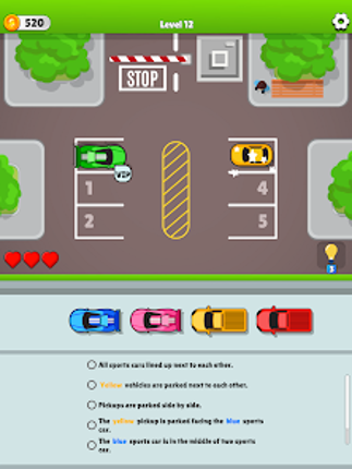 Parking Lot - Logic Puzzle screenshot