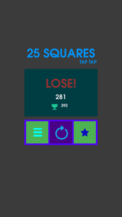25 Squares - Tap Tap screenshot