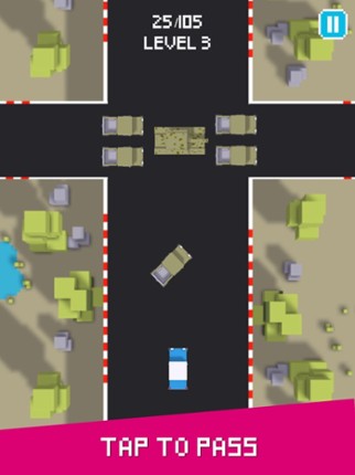 Hard Road - Don’t Crash The Car On Pixel Highway 2 screenshot