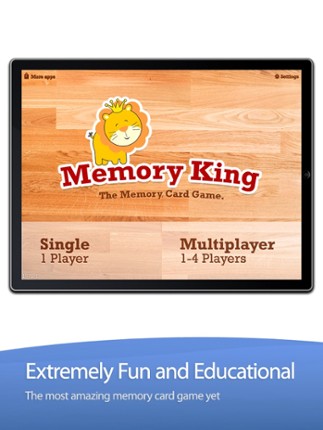 Memory King – The Memory Cards Matching Game screenshot