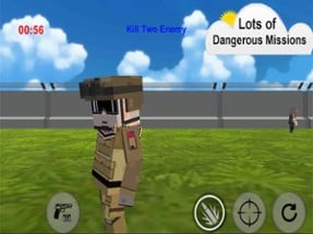 Mine Army Shooter - Craft Shooting Image