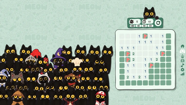 Mines & Meows: Cozy Minesweeper screenshot