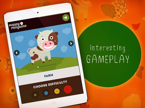 Puzzle For Kids and Toddlers: Funny Farm screenshot