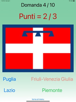 Regioni e provincie d'Italia screenshot