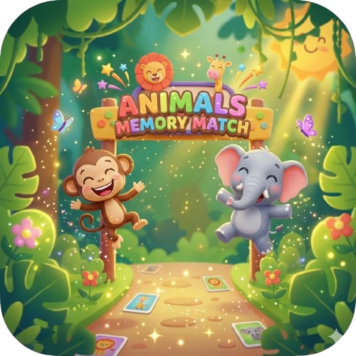 Games like Animals Memory Match