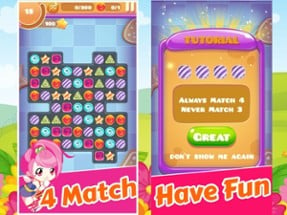 Cookie Donut Match -  Dazzle Crush Donut Puzzle Image