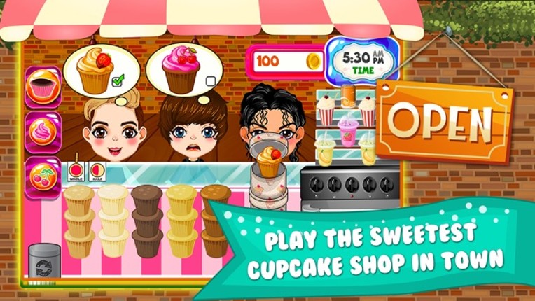 Cupcake Dessert Pastry Bakery Maker Dash - candy food cooking game! Image