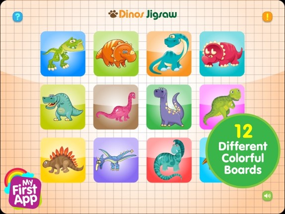 Dinos Jigsaw - Adhd &amp; autism screenshot