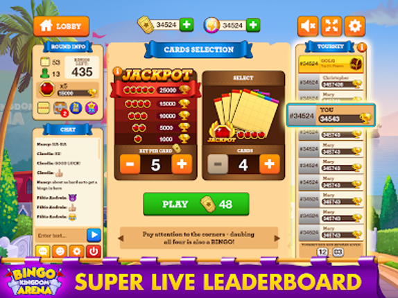 Bingo Kingdom Arena-Tournament screenshot