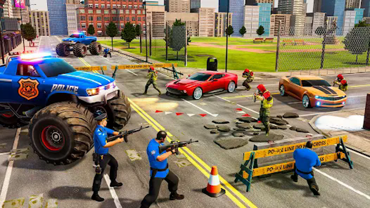 Police Monster Truck Games 3D Image