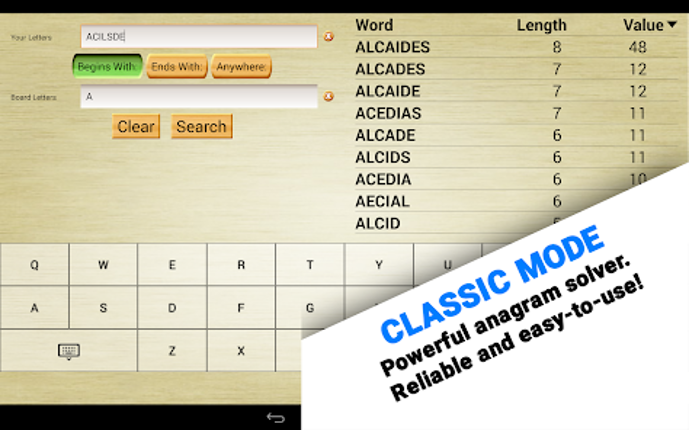 Word Breaker - Scrabble Helper screenshot